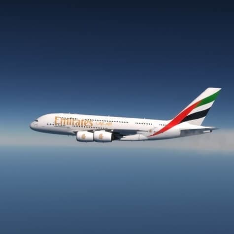 Avión de Emirates