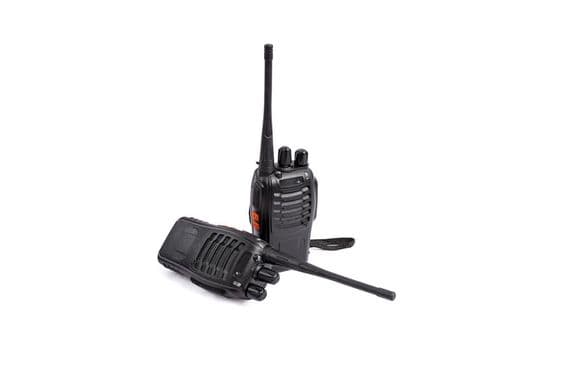 Dos walkie-talkies.
