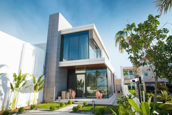 Diseño de interiores de villa al aire libre Dubái