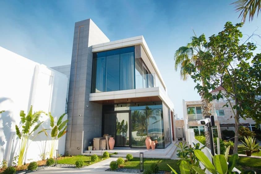 Diseño de interiores de villa al aire libre Dubái