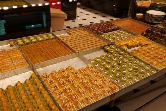 Postre de Dubái.