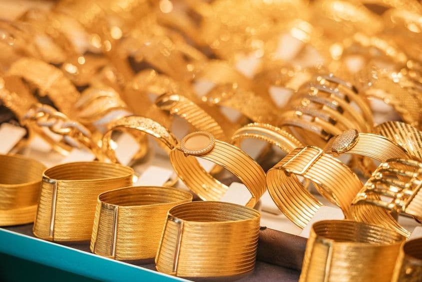 Oro de Dubái, pulsera de 24 quilates.