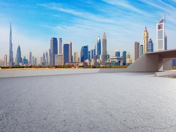 ¡Rascacielos con el fondo de Dubái!