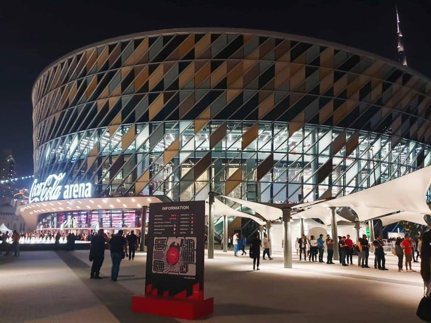 Coca-Cola Arena Dubái.