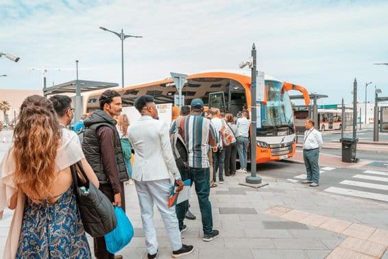 Estación de autobuses de Dubái.