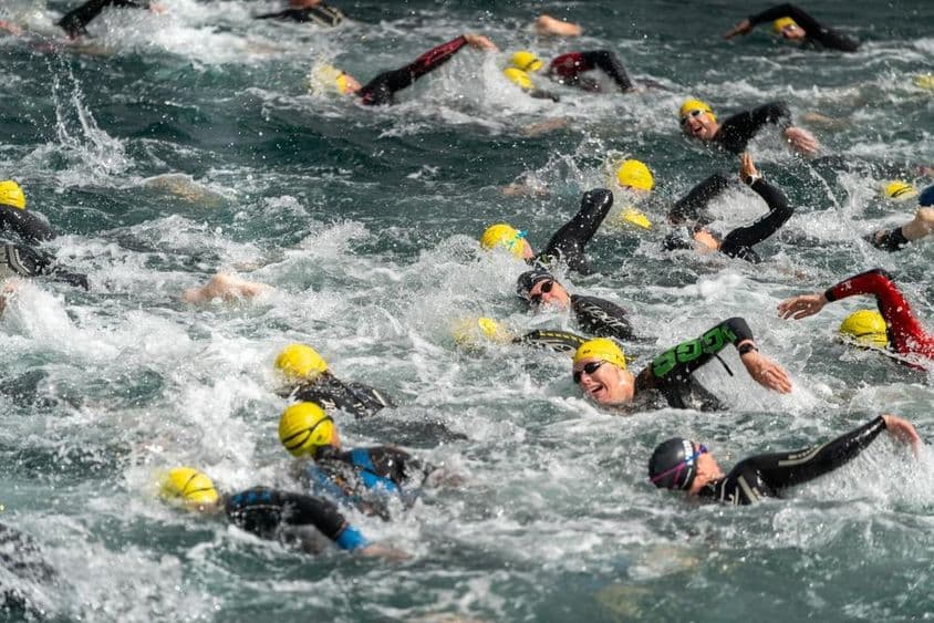 Natación en triatlón.