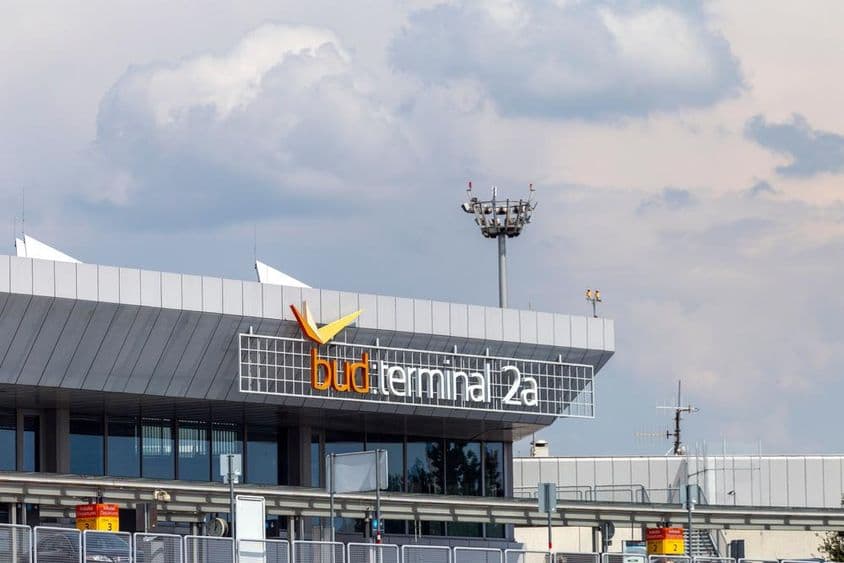 Aeropuerto Ferenc Liszt de Budapest.