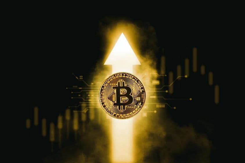 Precios de Bitcoin en aumento.