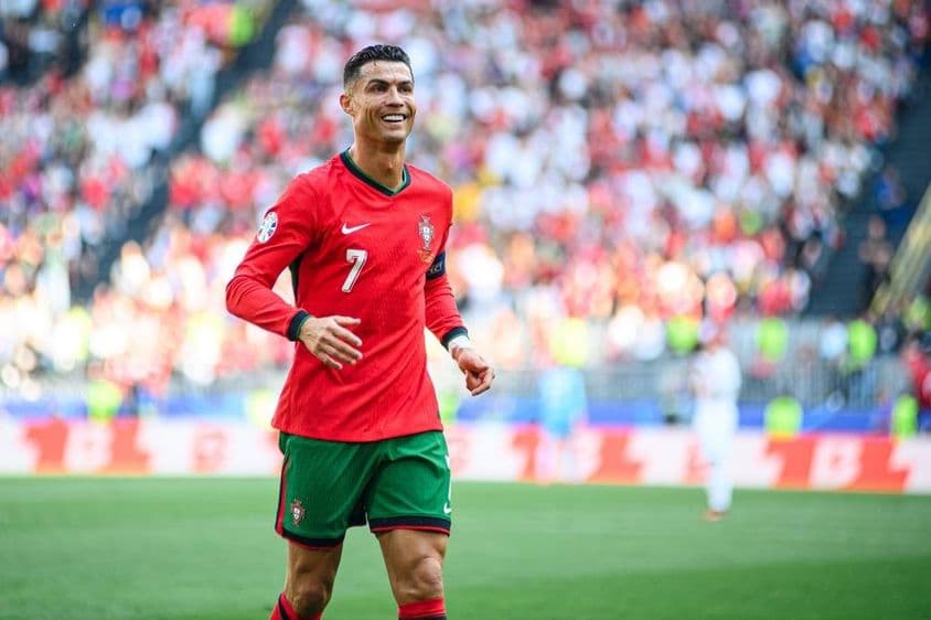Cristiano Ronaldo en Signal Iduna Park.