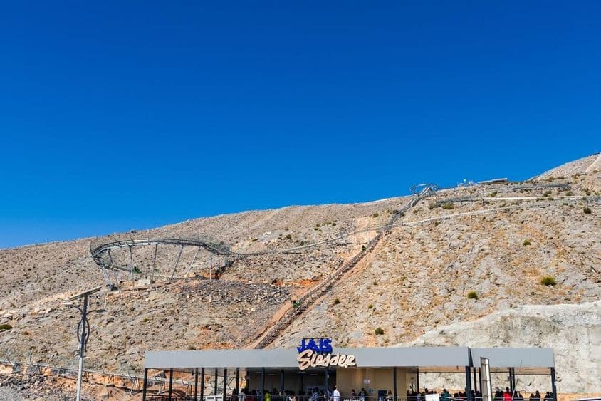 Popular atracción Jais Sledder en RAK.