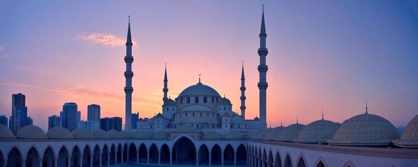 La mezquita Sheikh Zayed, la segunda mezquita más grande de los EAU.