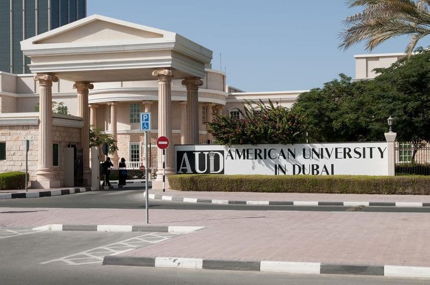 Dubái, Emiratos Árabes Unidos, la universidad estadounidense.