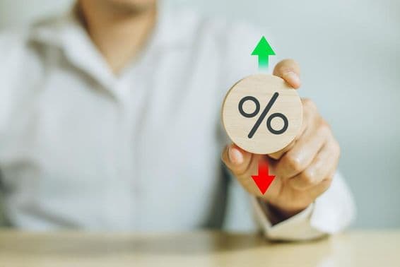 Cambio porcentual del PIB árbol dibujado a mano porcentaje.