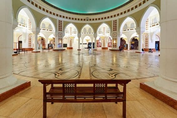 El mercado de oro en el Dubai Mall.