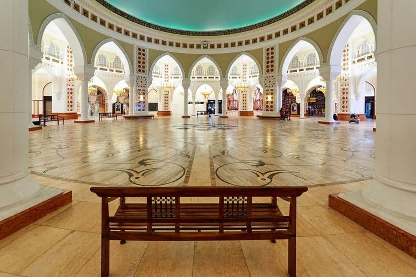 El mercado de oro en el Dubai Mall.