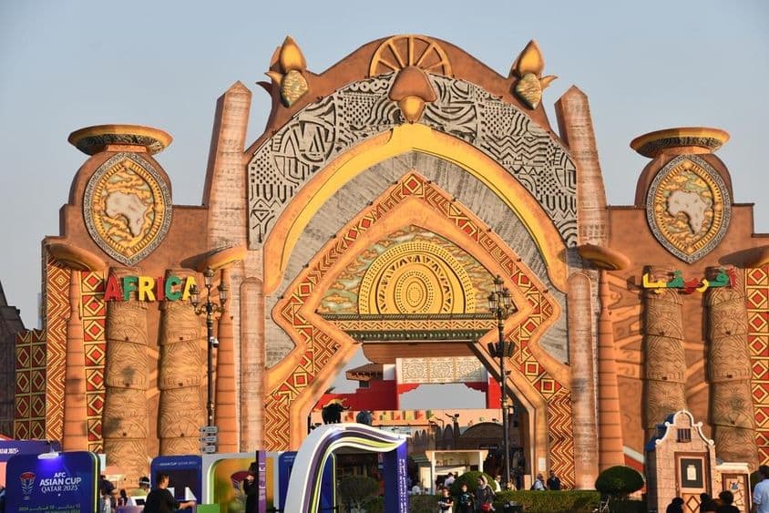 Pabellón de África en Global Village, Dubái, EAU.
