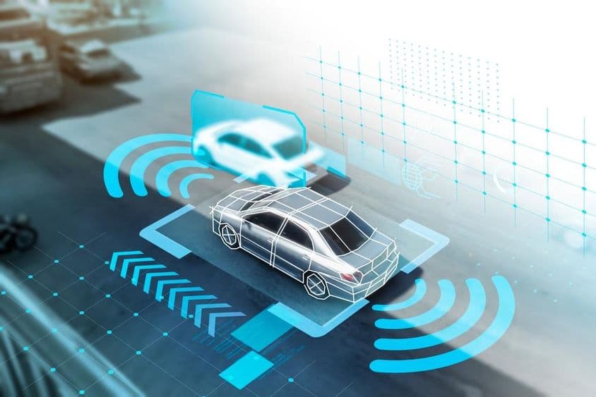 Sistema de comunicación y sensores en funcionamiento