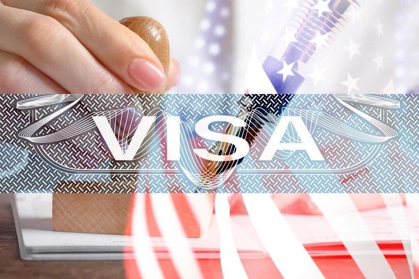 Visa para los Estados Unidos de América.