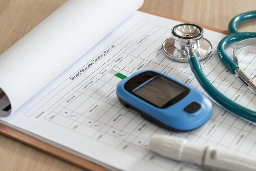 Diabetes, protocolo de prueba de glucosa.
