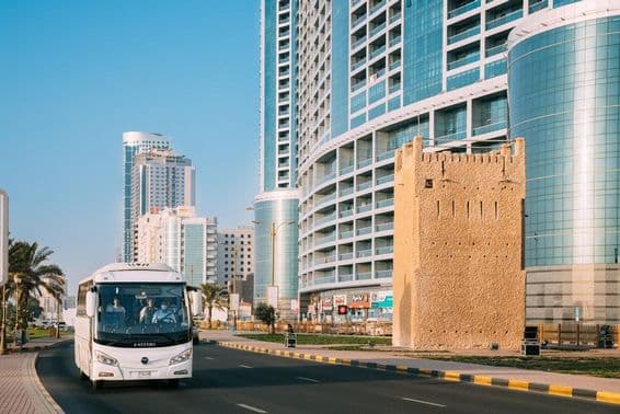 AlMurabbaa Watchtower, un famoso punto de referencia en Ajman.