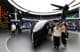 Taxi eléctrico Archer Aviation Midnight eVTOL en exhibición.