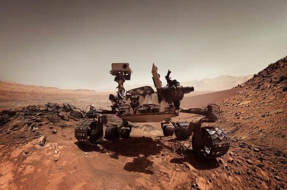 rover en Marte.