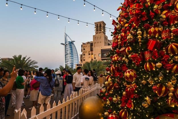 Mercado festivo en Madinat Jumeirah.