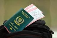 Pasaporte verde de la República Islámica de Pakistán.