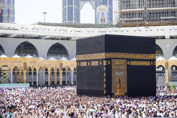 La Meca, Arabia Saudita y la Kaaba.