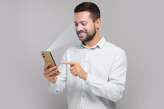 Aplicación de reconocimiento facial verificación biométrica.