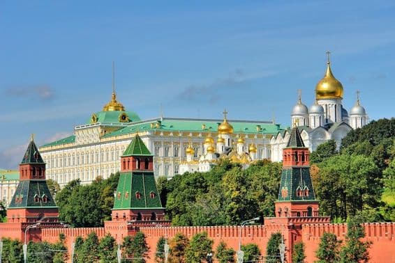 El Kremlin de Moscú.