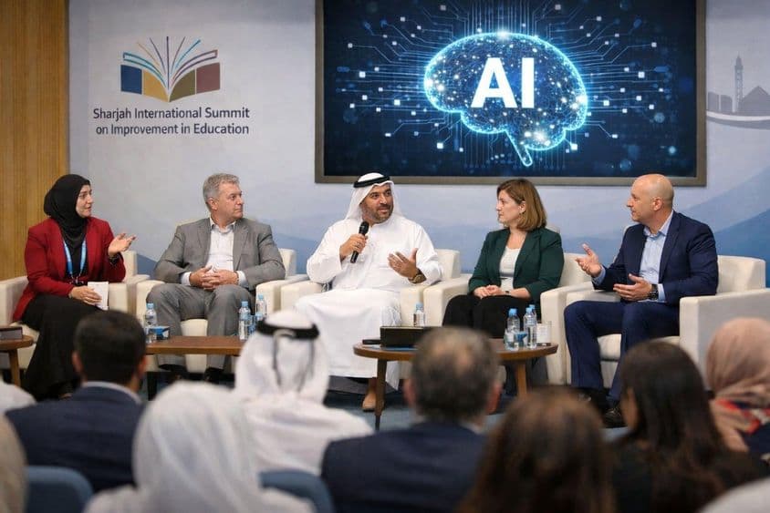 Cumbre educativa de Sharjah: el rol de los maestros en la nueva era del aprendizaje basado en IA.
