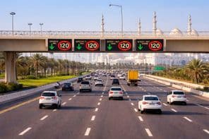 Cambios en los límites de velocidad en Abu Dhabi.