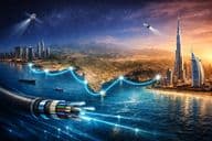 Corredor de datos en el mar digital