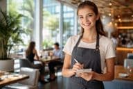 Estudiante de verano trabajando en restaurante de Dubái