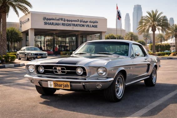 Intercambio de placas clásicas en Sharjah