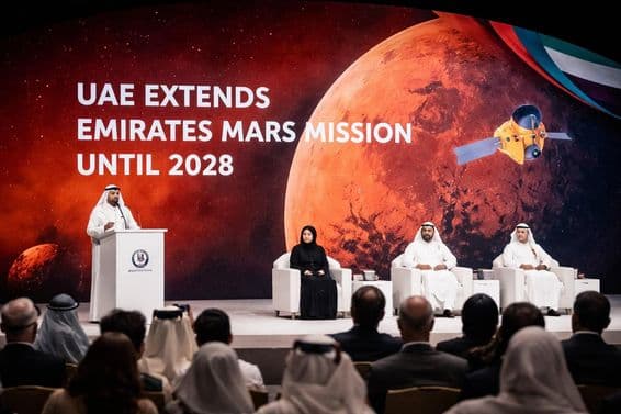 La Misión a Marte de los Emiratos continúa hasta 2028.