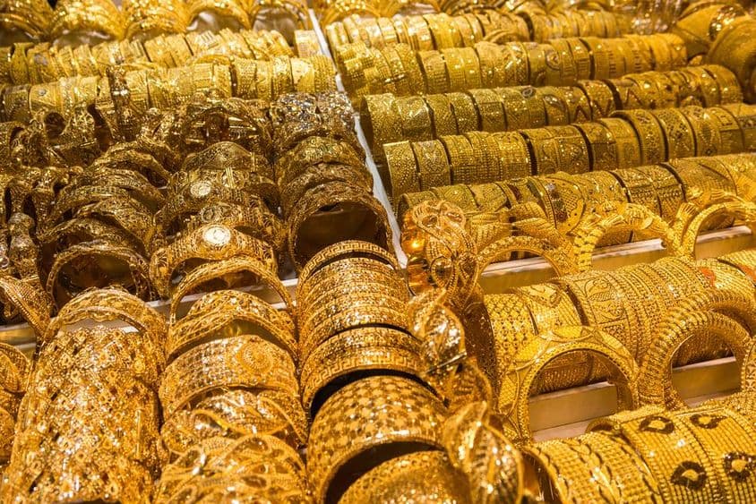 Zoco de Oro de Dubái, Emiratos Árabes Unidos.