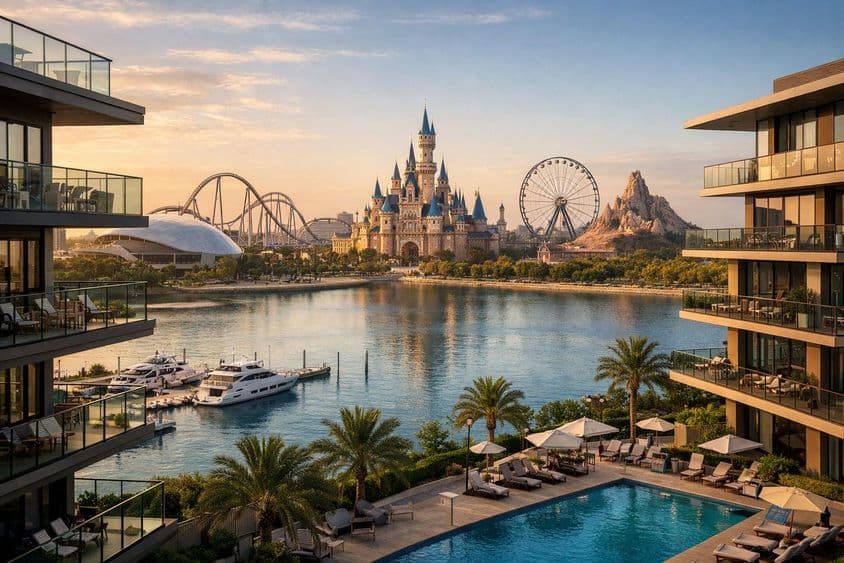 Panorama de lujo de Yas Island