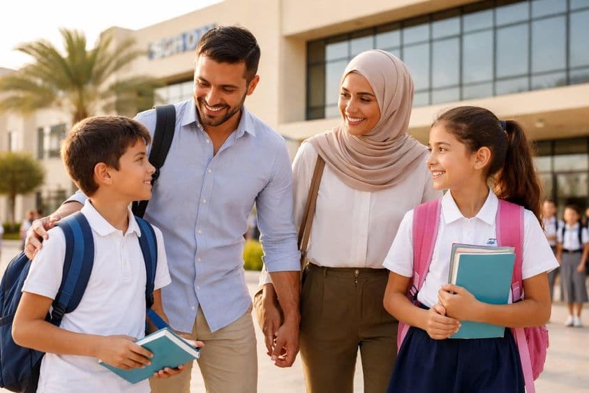 Momento escolar en vacaciones de invierno