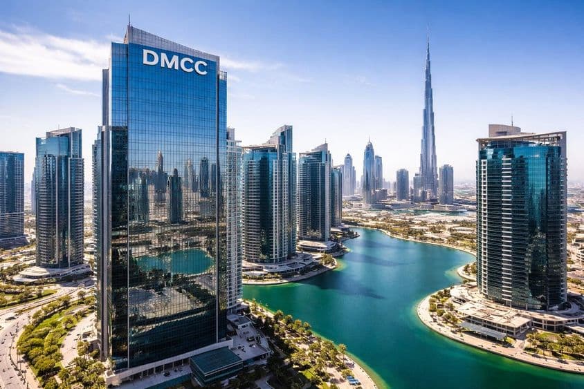 Torre DMCC sobre Dubái.