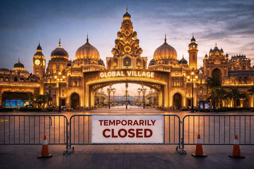 Cierre temporal del Global Village