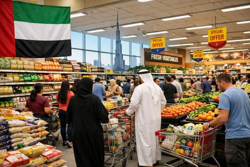 Suministro de alimentos estable en Dubái