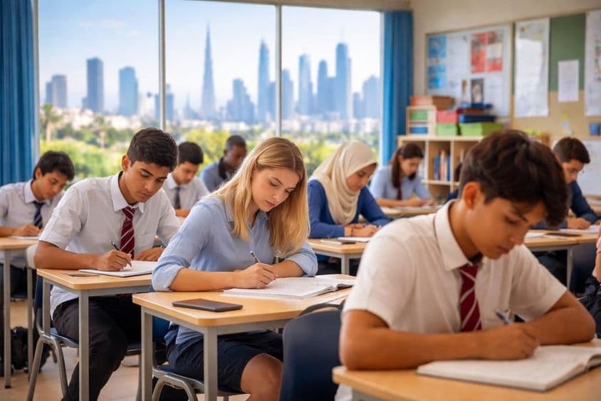 Estudiantes en un aula