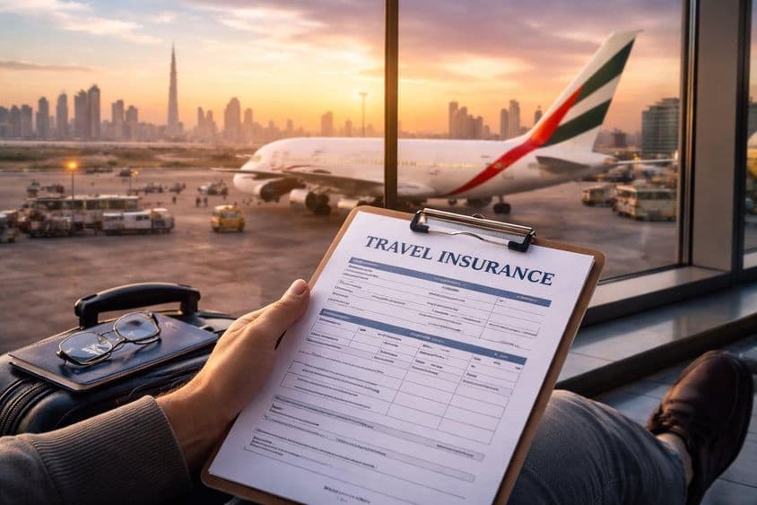 Revisando el seguro de viaje