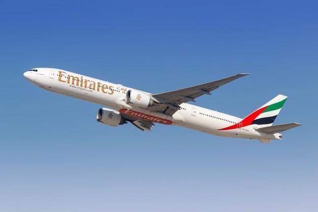 Avión Boeing 777-300ER de Emirates.