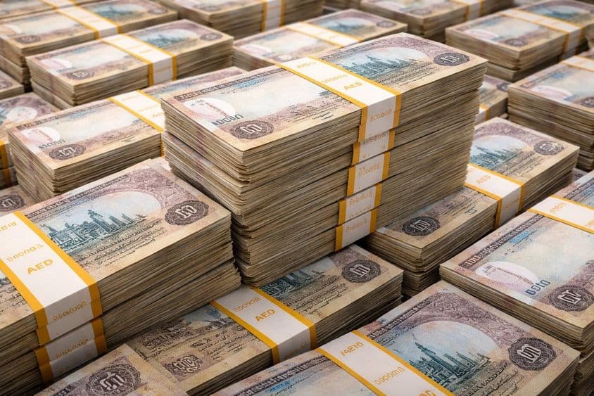 Mil millones de dirhams en efectivo