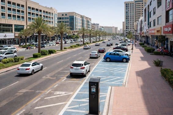 Sistema de estacionamiento en Abu Dhabi