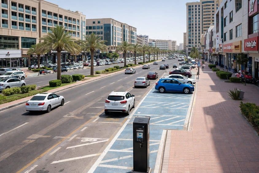 Sistema de estacionamiento en Abu Dhabi