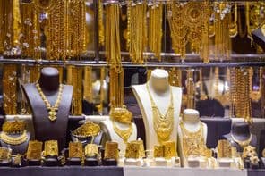 Mercado de oro en Deira, Dubái